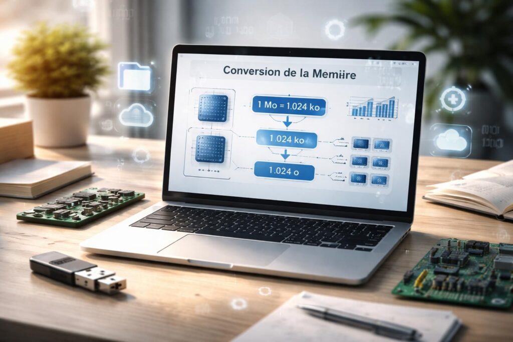 découvrez comment convertir 1 mo en ko facilement et apprenez des astuces pratiques pour optimiser l'utilisation de votre mémoire informatique.