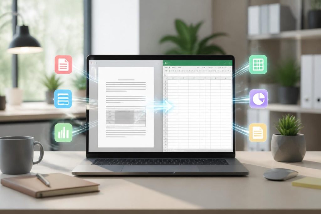 découvrez notre sélection d'applications simples et rapides pour convertir vos fichiers pdf en excel en quelques clics, sans effort et avec une grande précision.