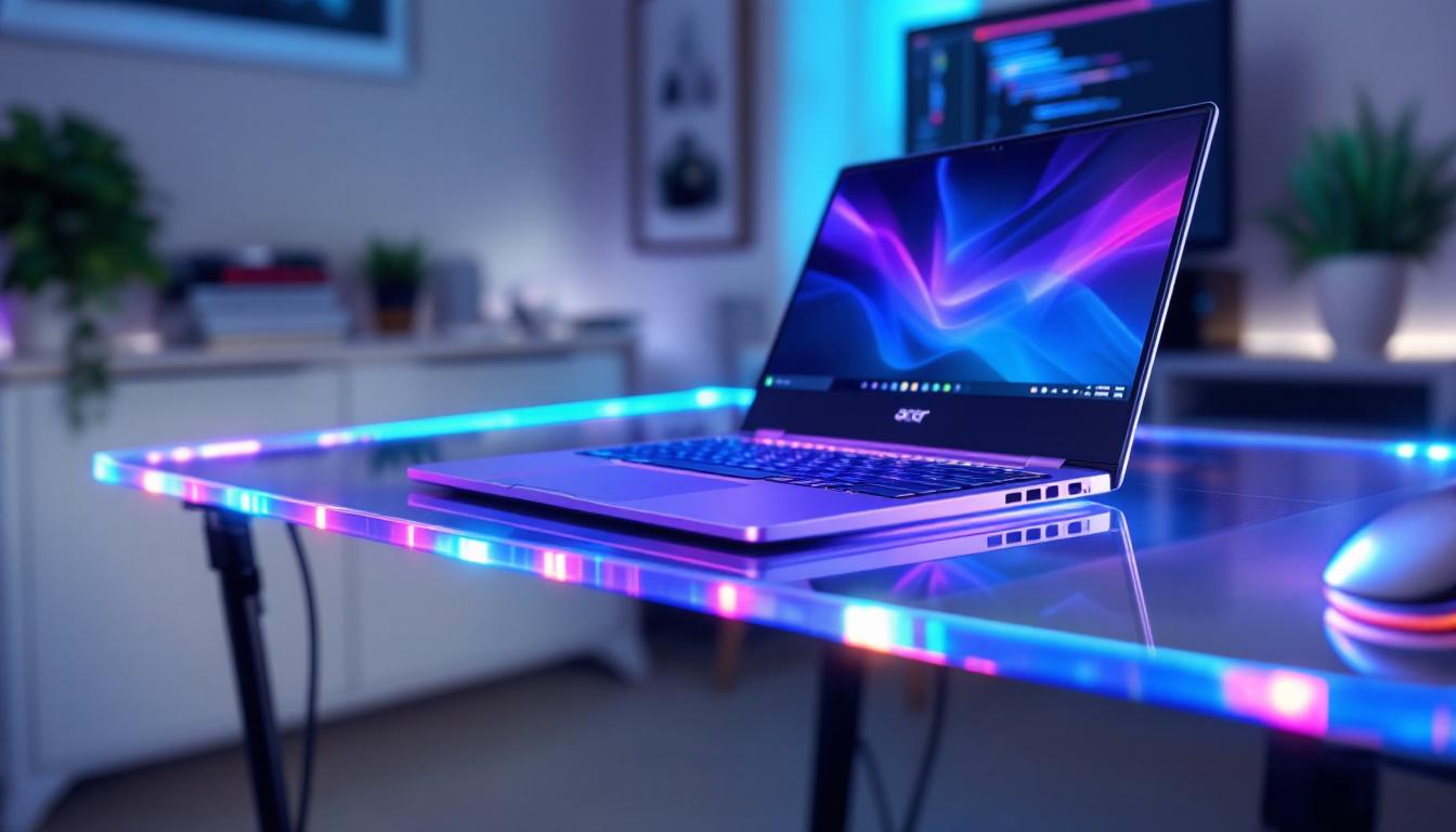 explorez les capacités de jeu impressionnantes de l'ordinateur portable acer 15 pouces full hd, alliant puissance et qualité d'image pour une expérience immersive.