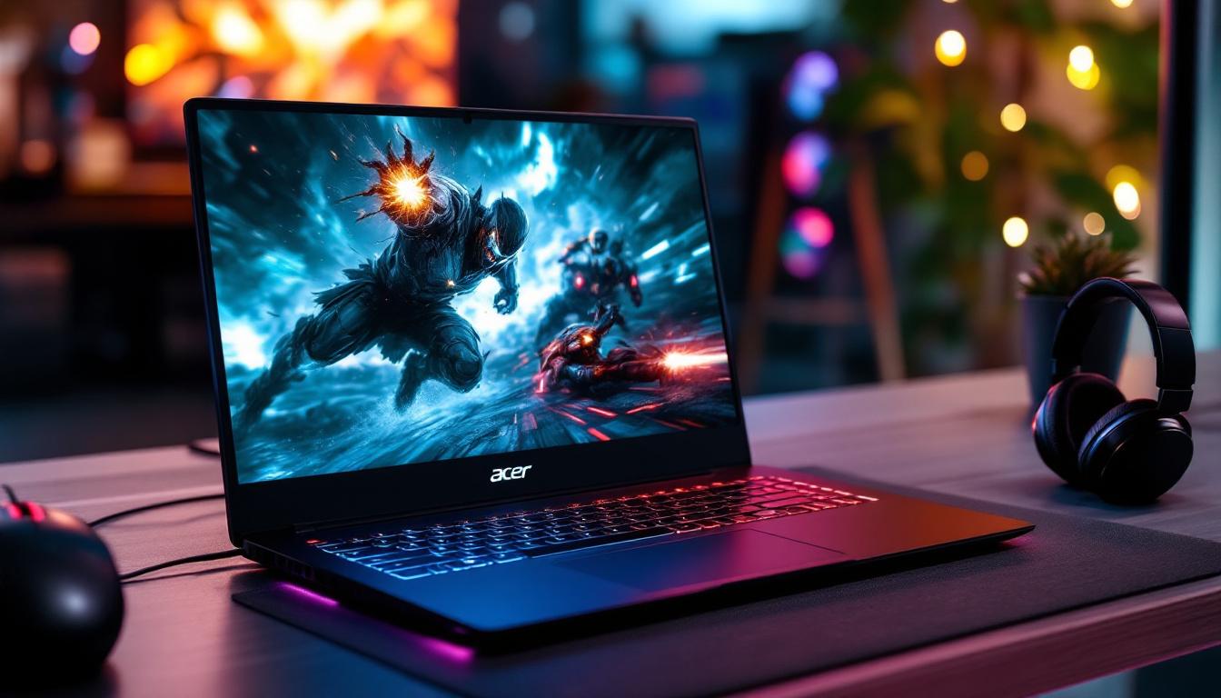 explorez la puissance et la fluidité du pc portable acer 15 pouces full hd pour une expérience de jeu exceptionnelle.