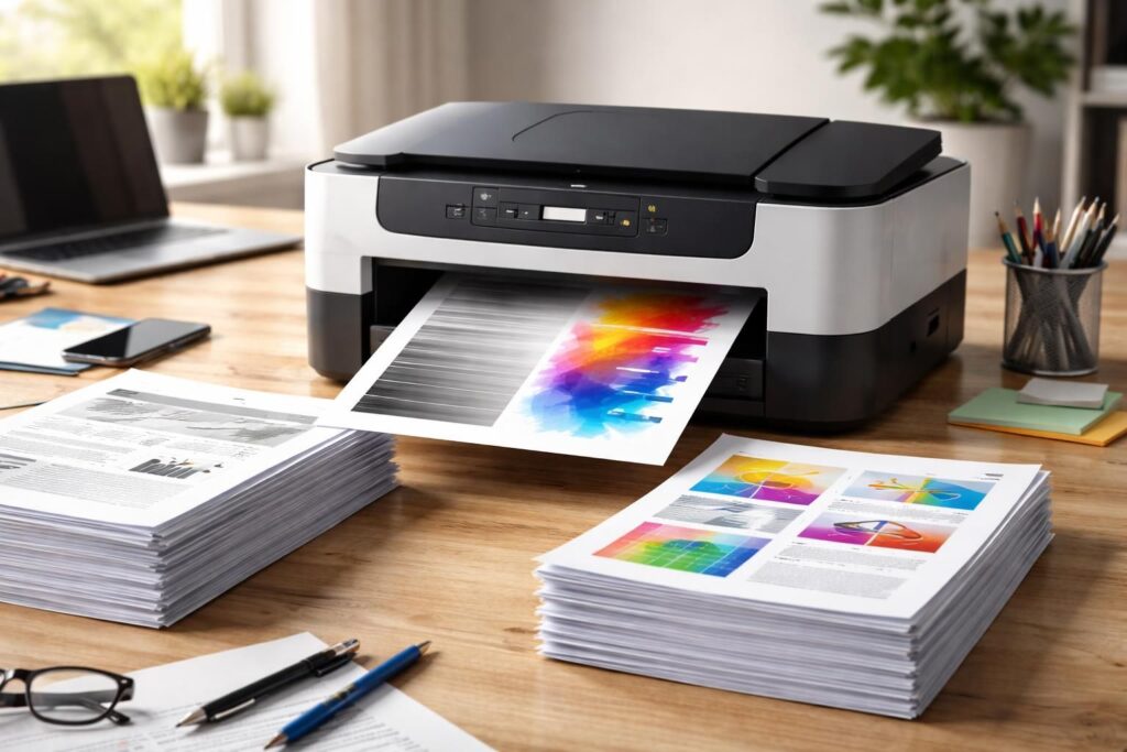 découvrez comment choisir entre une imprimante couleur ou noir et blanc en fonction de vos besoins, budget et usage pour une impression optimale.