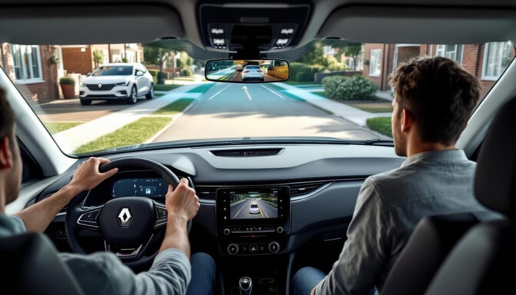 découvrez comment une caméra de recul améliore la sécurité et facilite la conduite pour les débutants au volant du renault austral.