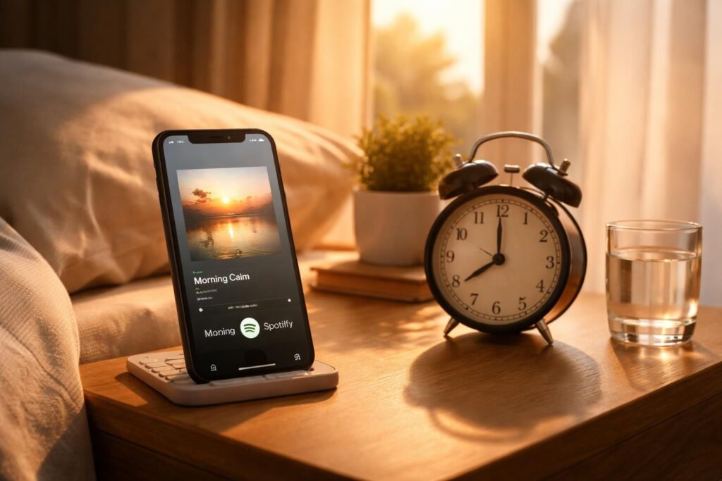 découvrez les avantages d'un réveil spotify avec iphone, une alternative moderne au réveil traditionnel pour commencer vos journées avec vos morceaux préférés et une meilleure personnalisation.