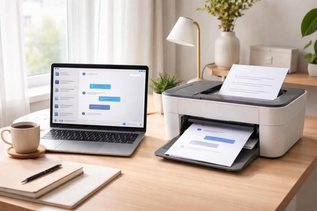 découvrez comment imprimer facilement vos conversations messenger et transformez vos échanges numériques en précieux souvenirs à conserver.