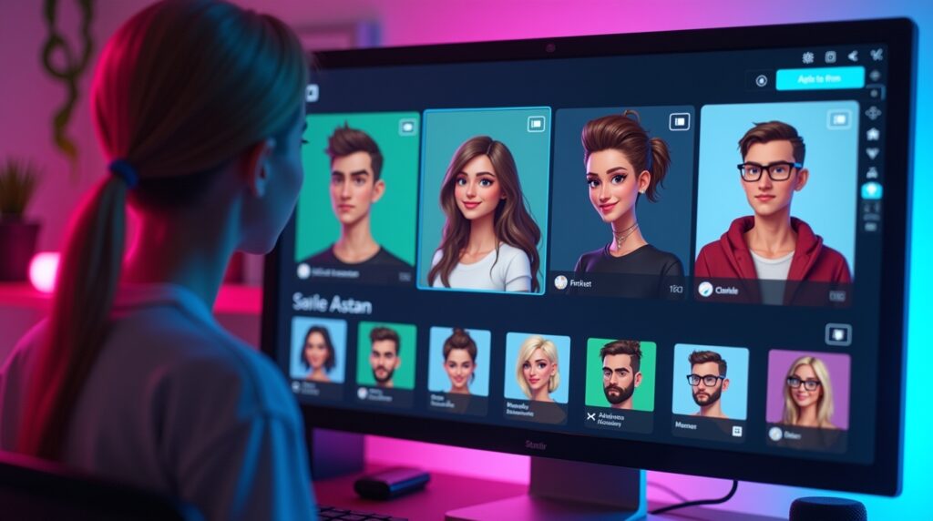 créer des avatars